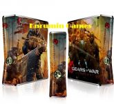 Skin XBOX 360 Slim 57 - Gears of War Judgment