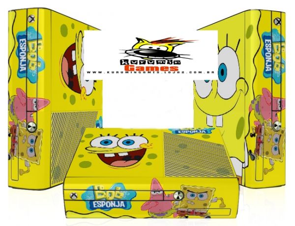 Skin XBOX 360 Super Slim 20 - Spongebob