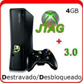 XBOX360 SLIM 4GB DESTRAVADO FULL JTAG LT 3.0 Duas Atualizaçã