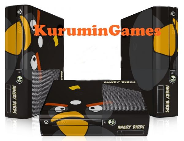 Skin XBOX 360 Super Slim 08 - Angry Birds Bomb