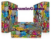 Skin XBOX 360 Super Slim 15 - Sticker Bomb