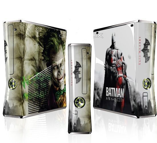 Skin XBOX 360 Slim - Batman Arkham City