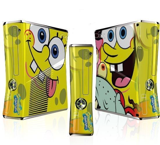 Skin XBOX 360 Slim - Bob Sponja