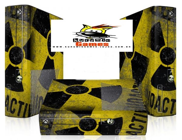 Skin XBOX 360 Super Slim 16 - Radioactive