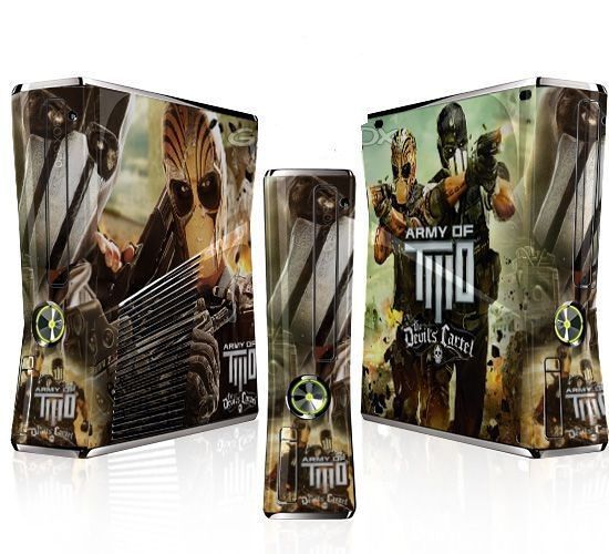 Skin XBOX 360 Slim 61 - Army of Two Devils Cartel