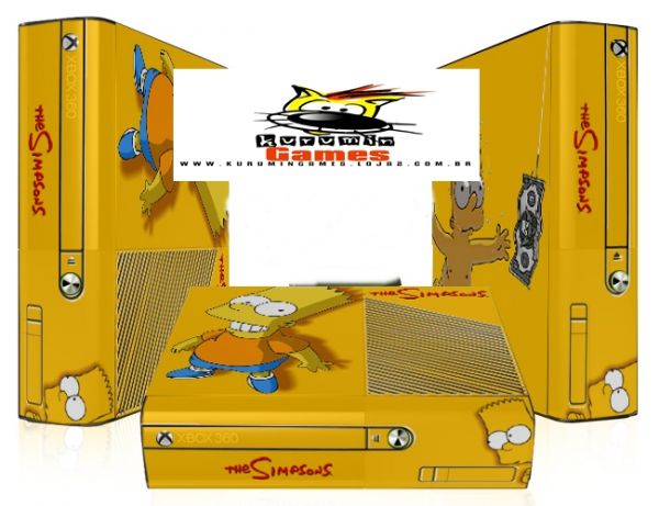 Skin XBOX 360 Super Slim 19 - The Simpsons Bart