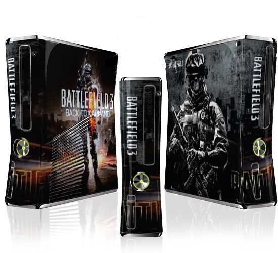 Skin XBOX 360 Slim - Battlefield 3