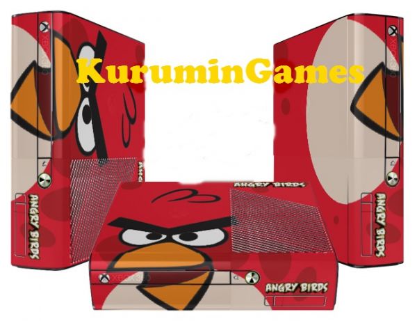 Skin XBOX 360 Super Slim 06 - Angry Birds Red