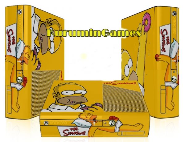 Skin XBOX 360 Super Slim 18 - The Simpsons Homer