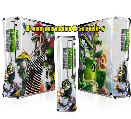 Skin XBOX 360 Slim 86 - Plants vs. Zombies