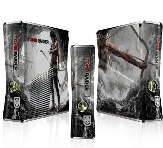 Skin XBOX 360 Slim 60 - Tomb Raider